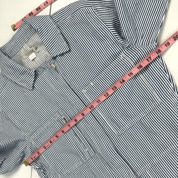 NWT Outerknown Station Jumpsuit Salt True Blue Stripe - Picture 7 of 15